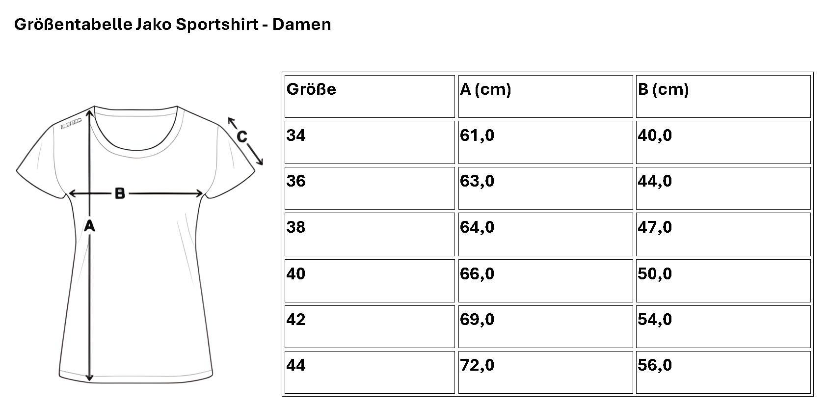 Jako Sport-Shirt Frauen